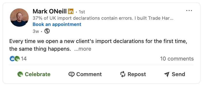 LinkedIn post by Mark