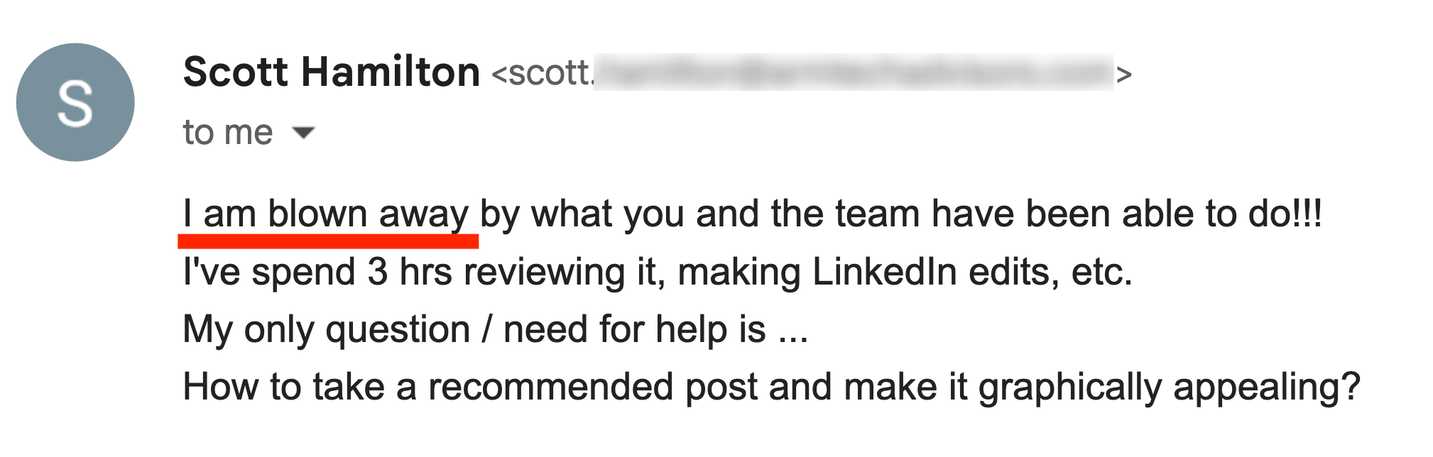 Client message