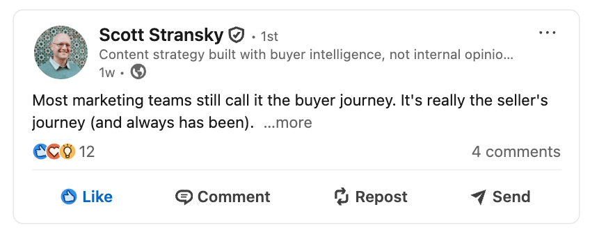 LinkedIn post by Scott