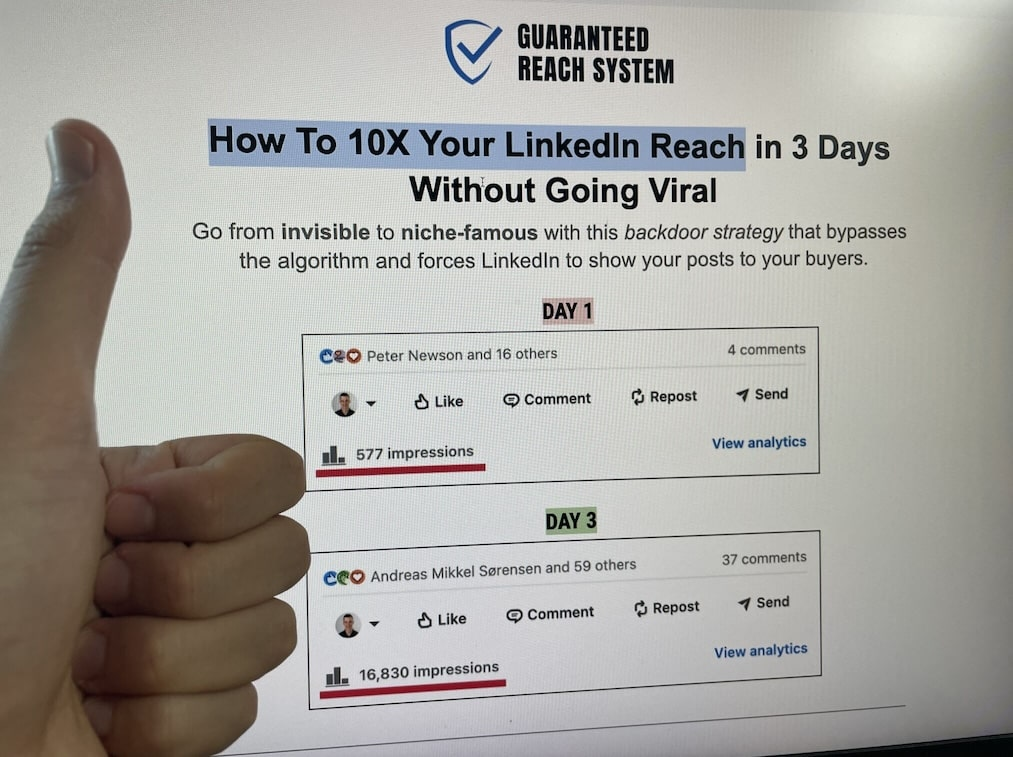 The Guaranteed Reach System guide